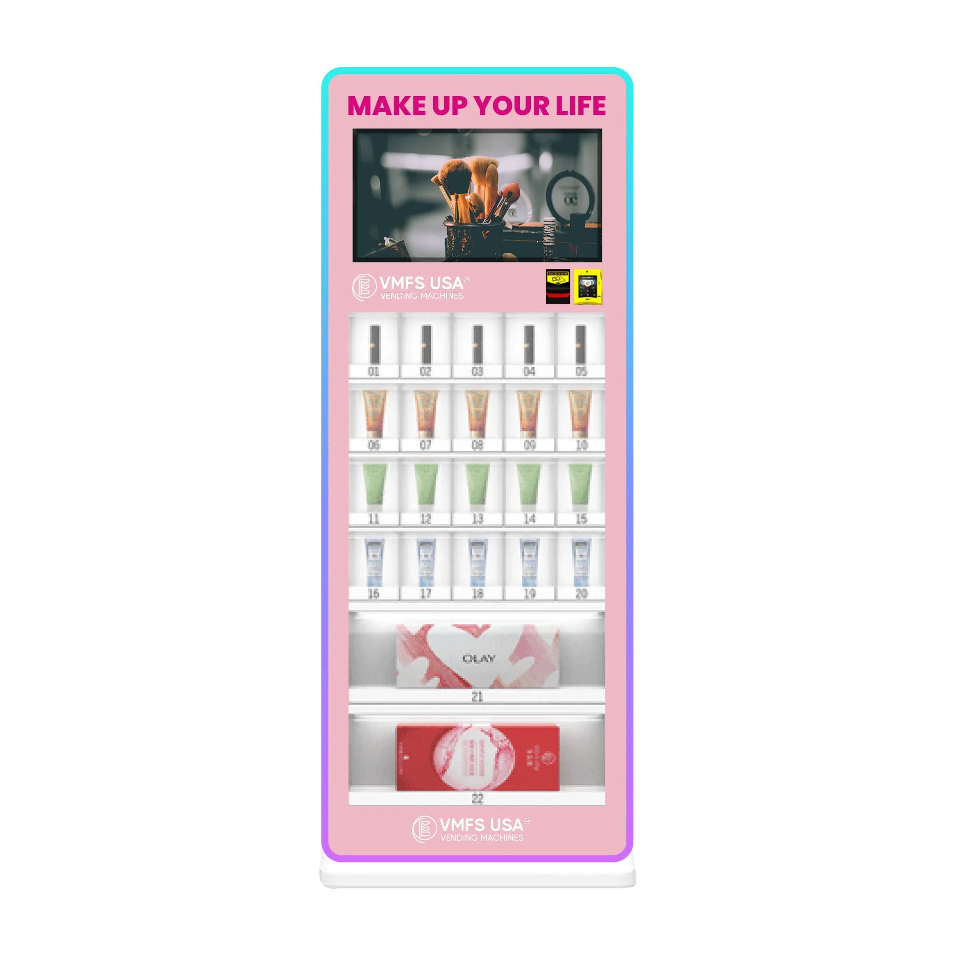 Cosmetics Vending Machine — product rendering