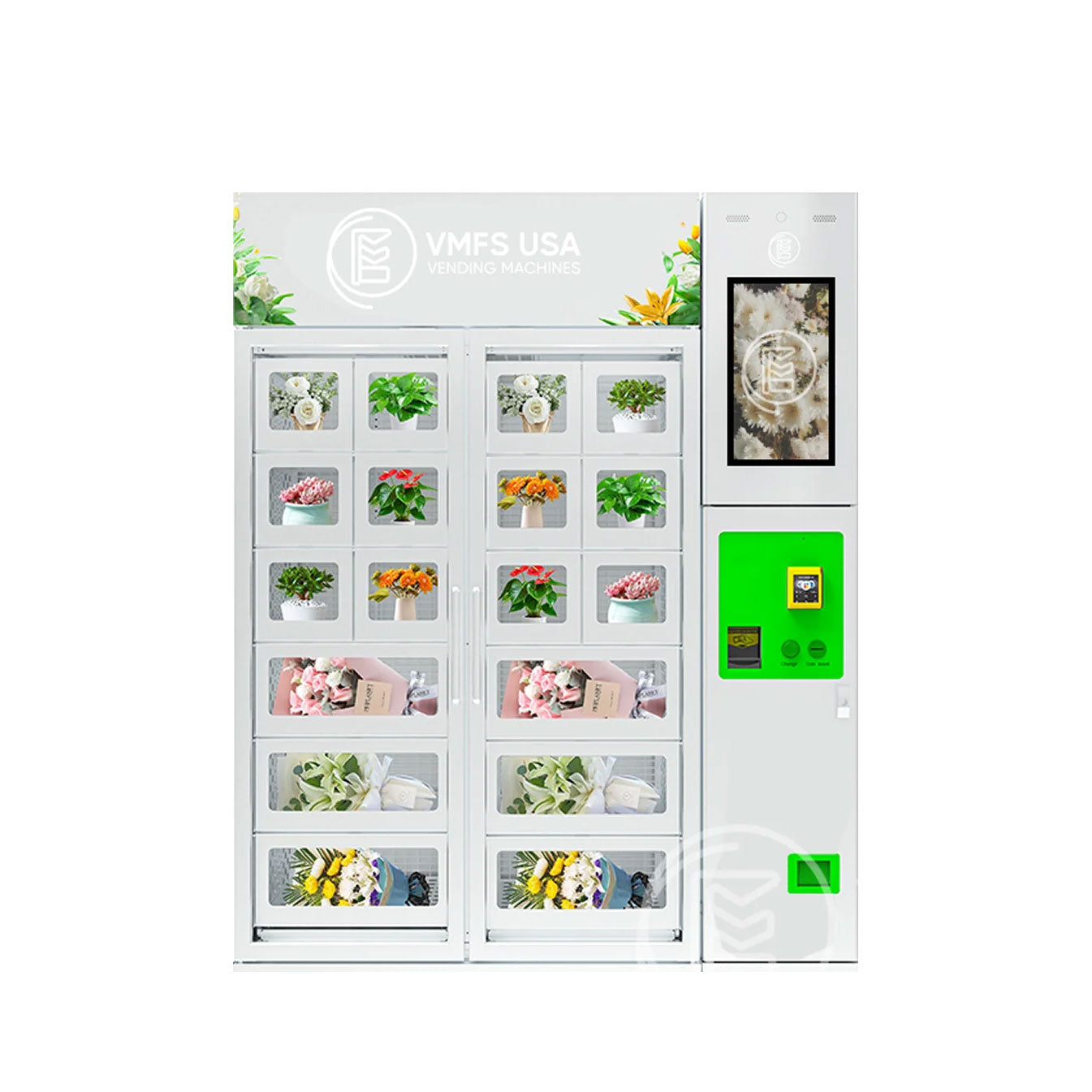 Flower Vending Machine — product rendering