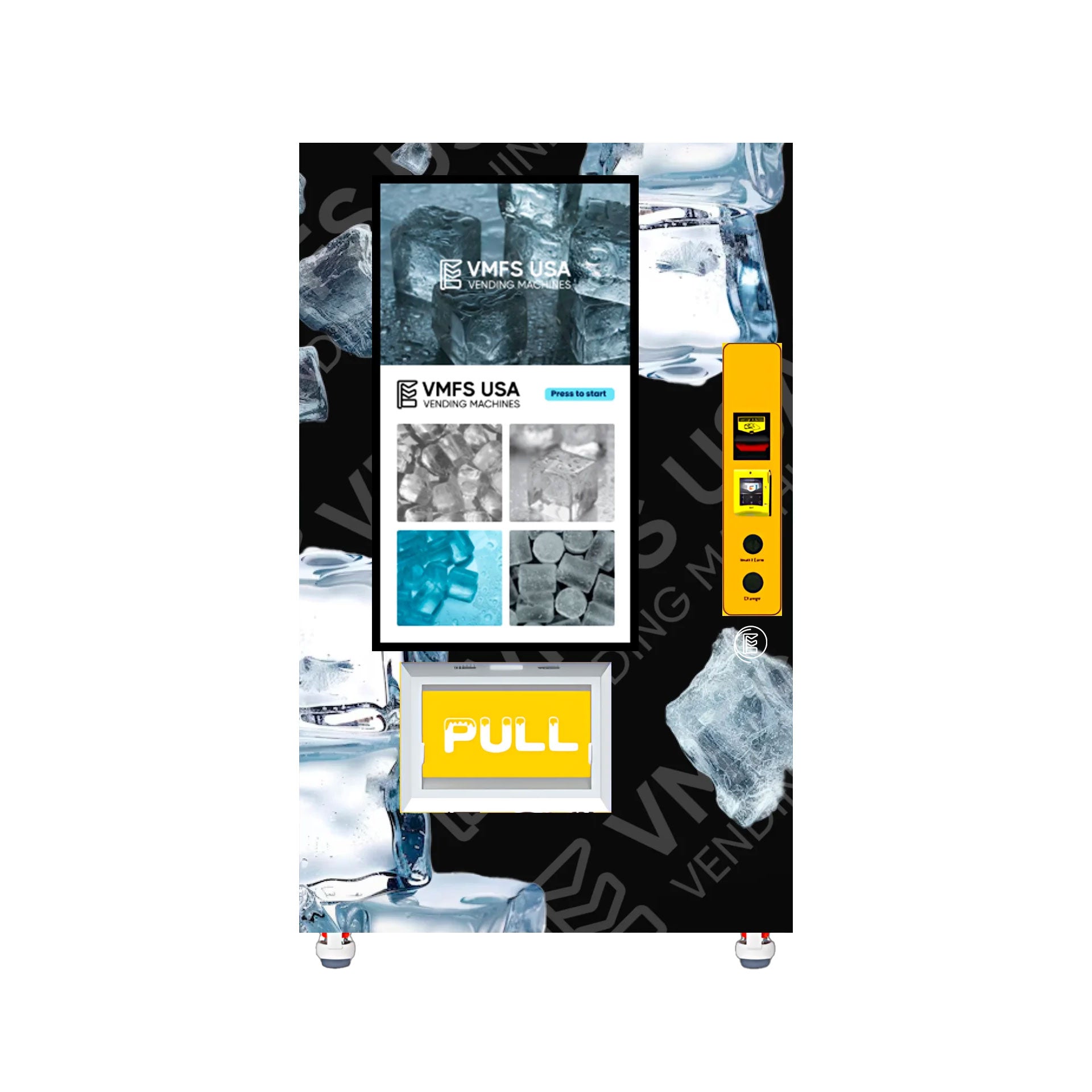 Mixology Ice Vending Machine — product rendering