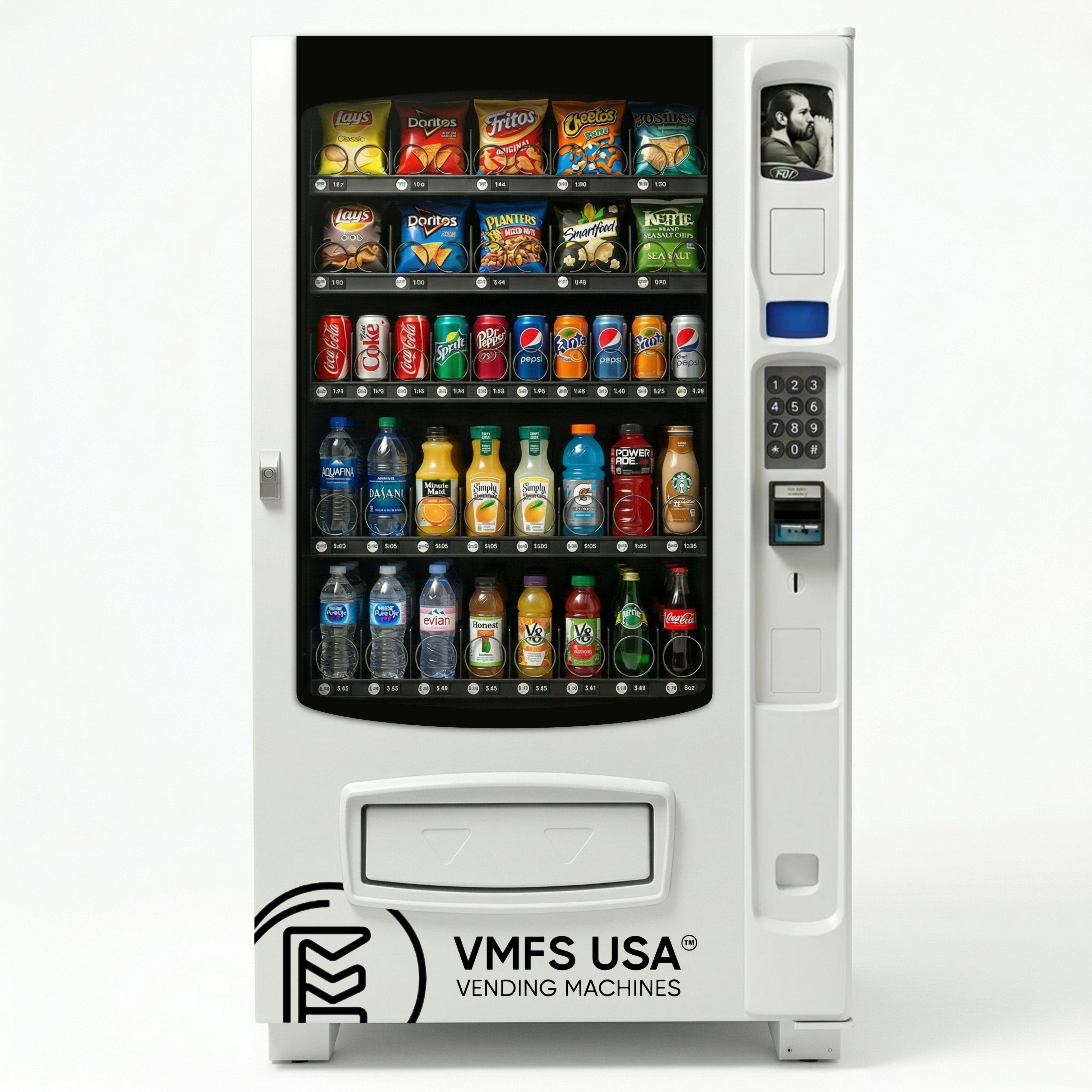 Seaga ENV5C Combo Merchandiser — product rendering